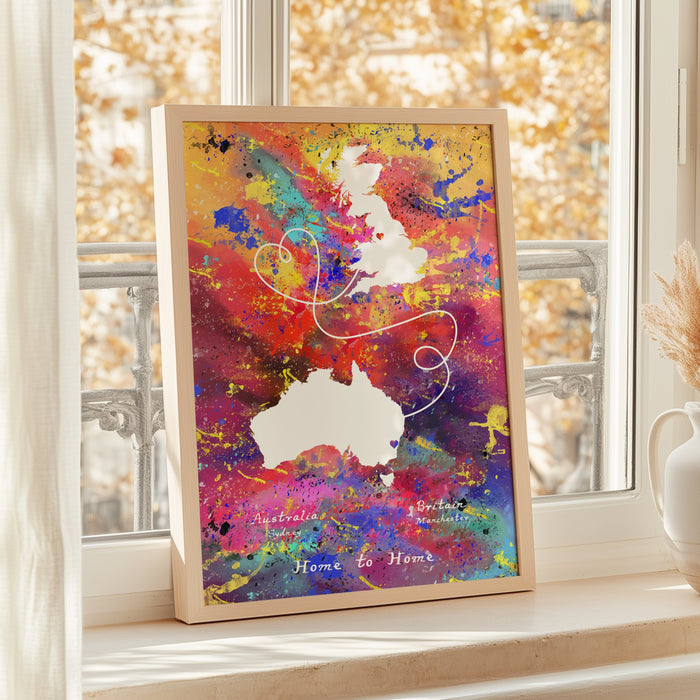 Personalised two location Print