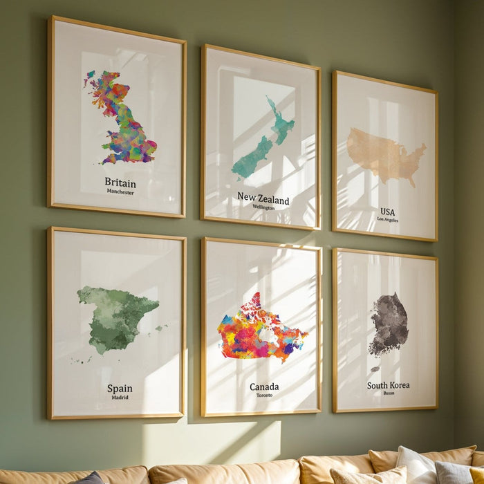 Personalised Six Location Prints 2.0