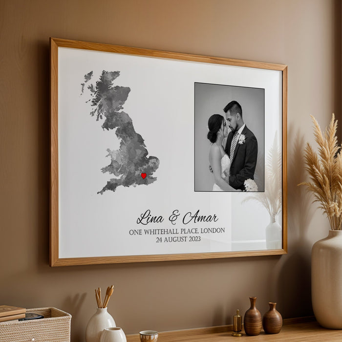 Personalised Location & Photo Print