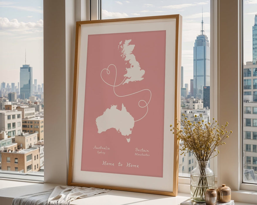 Personalised two location Print