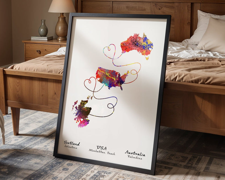 Personalised Three Location Print