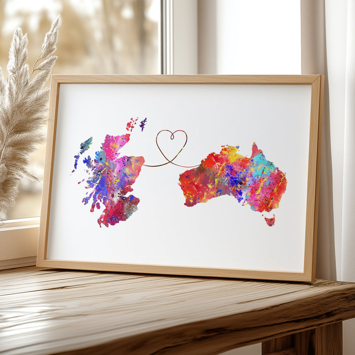 Scotland to Australia Print