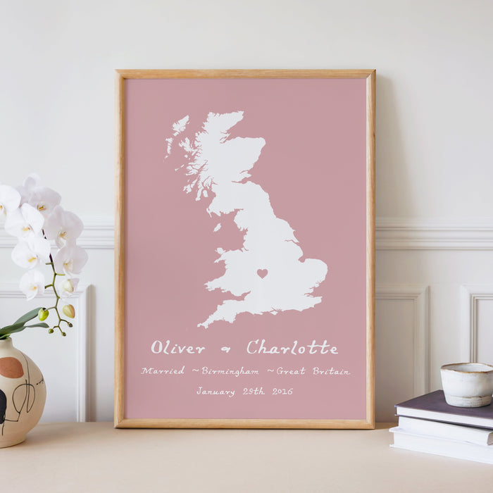 Personalised location Print