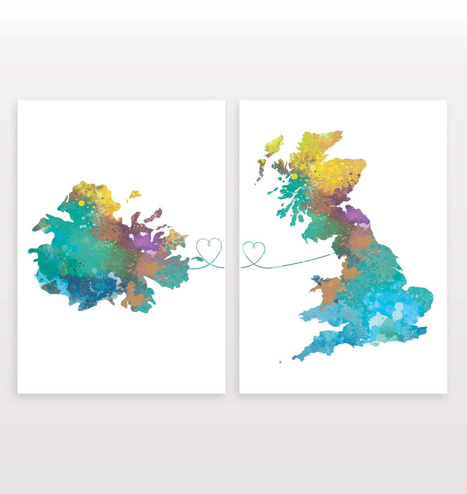 Antigua to Britain - Set of 2 Prints