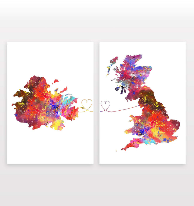 Antigua to Britain - Set of 2 Prints