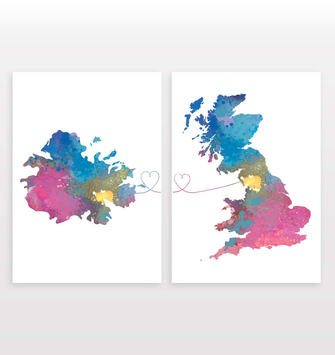 Antigua to Britain - Set of 2 Prints