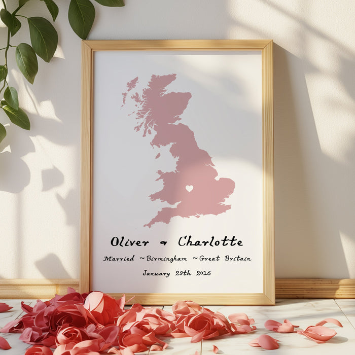 Personalised location Print