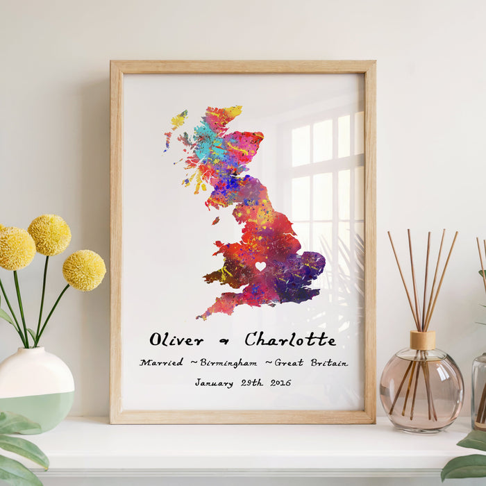 Personalised location Print