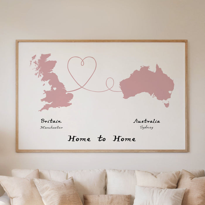 Personalised two location Print