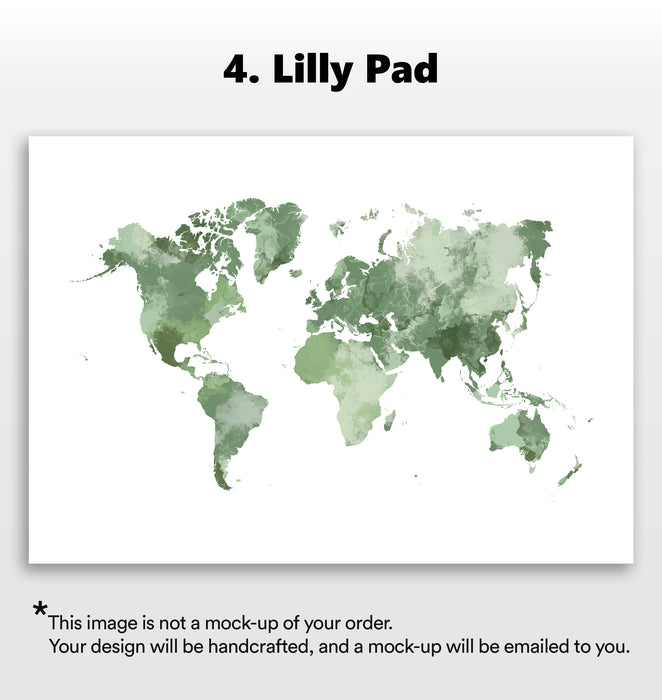 Personalised World Map Print