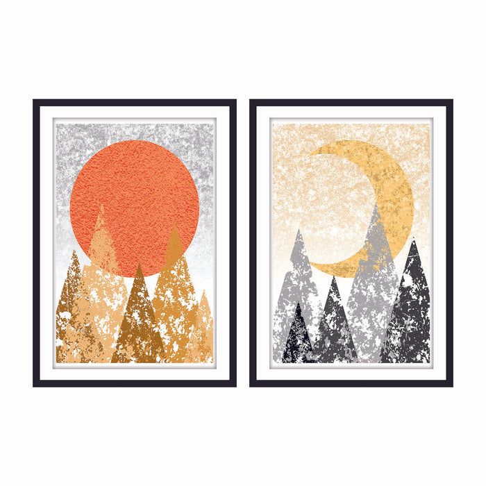 Scandinavian Sun and Moon