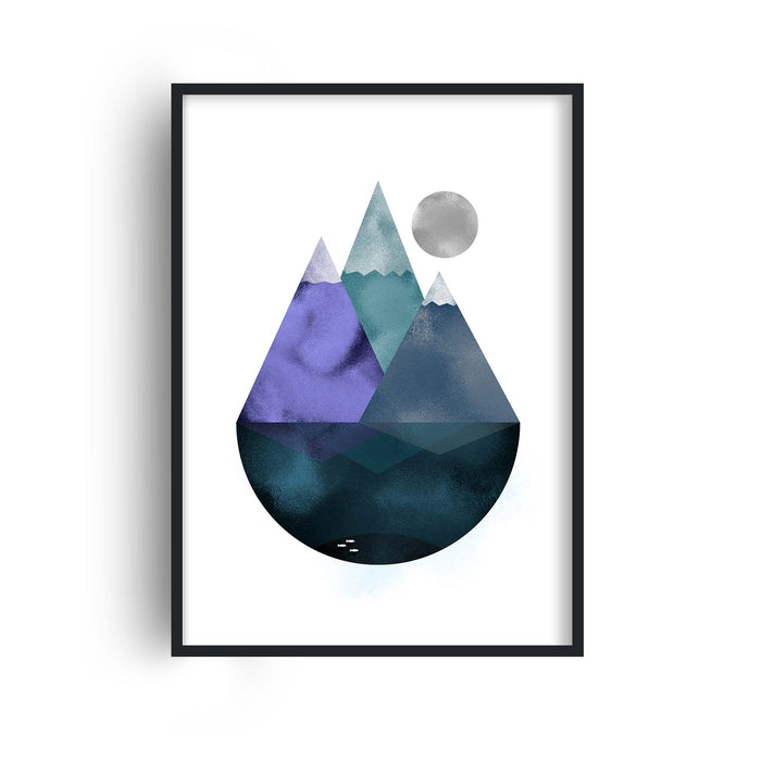 Abstract Floating Mountains