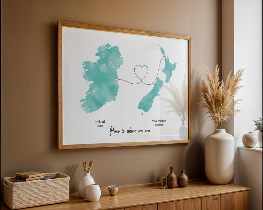 Personalised two location Print 2.0 - Custom Line