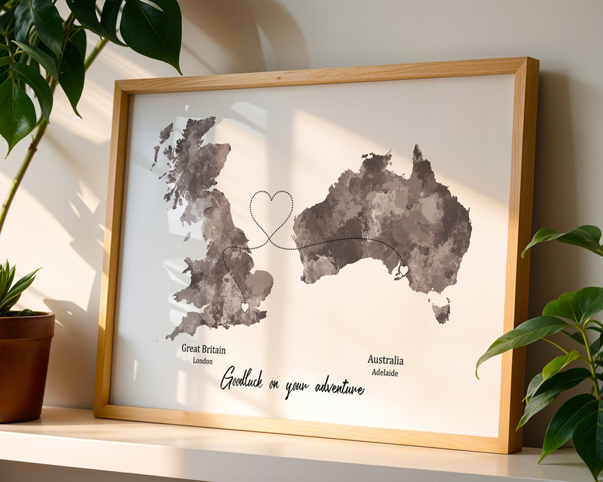 Personalised two location Print 2.0 - Custom Line