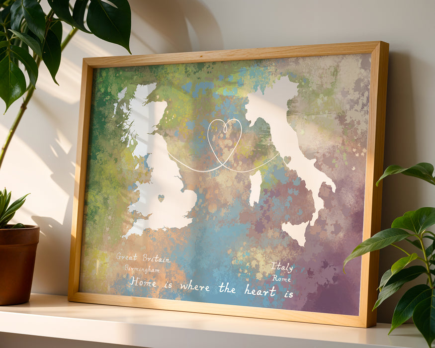 Personalised two location Print