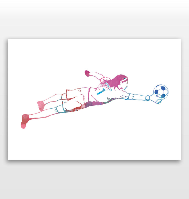 Personalised Women's Football Print