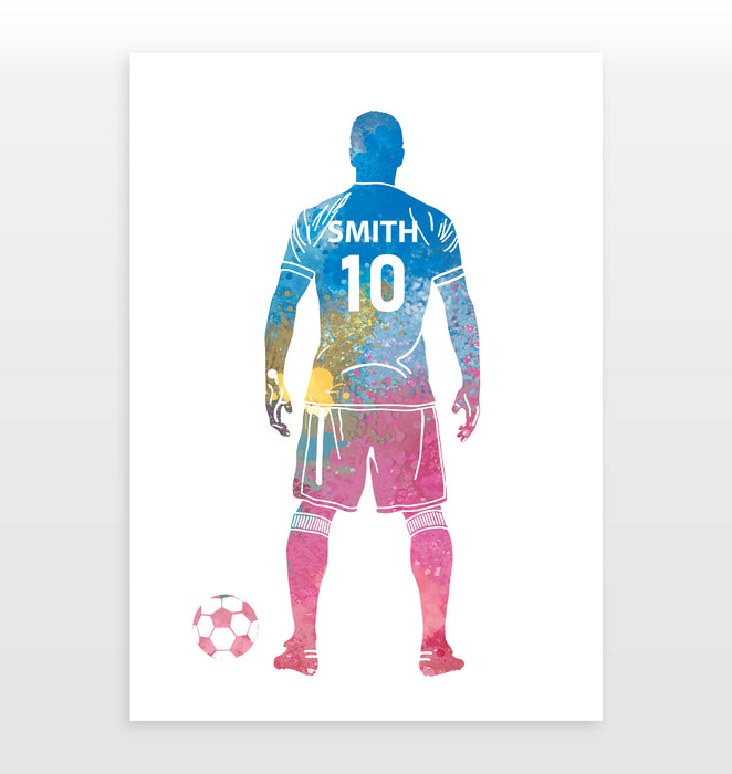 Personalised Football Print