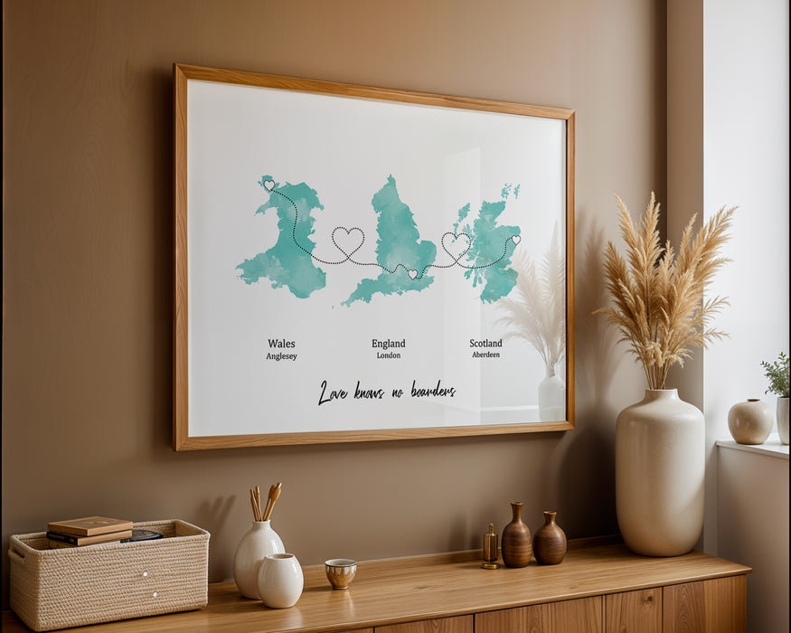 Personalised Three Location Print 2.0 - Custom Line