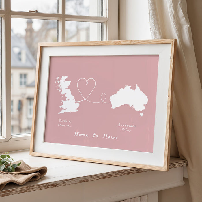 Personalised two location Print