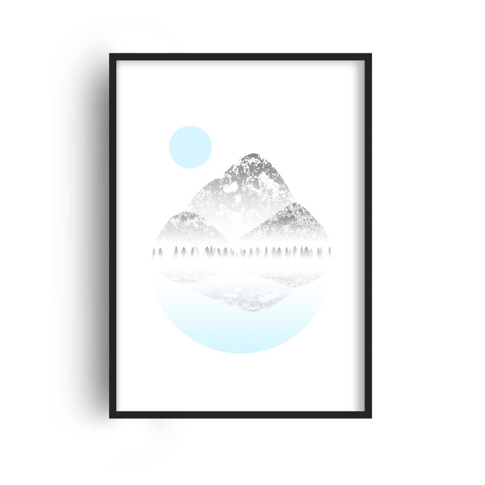 Abstract Floating Misty Island