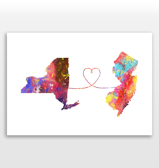 New York to New Jersey