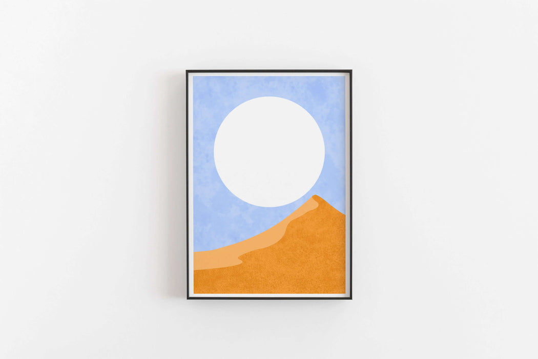 Abstract Desert Sunrise