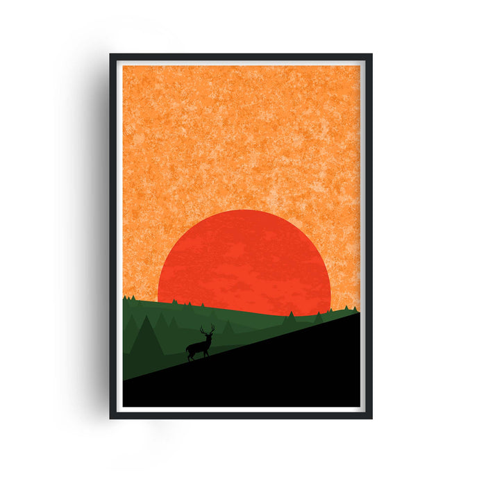 Abstract Countryside Sunrise