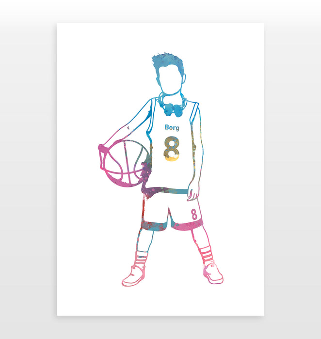 Personalised Basketball Print