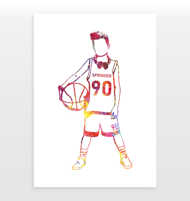 Personalised Basketball Print