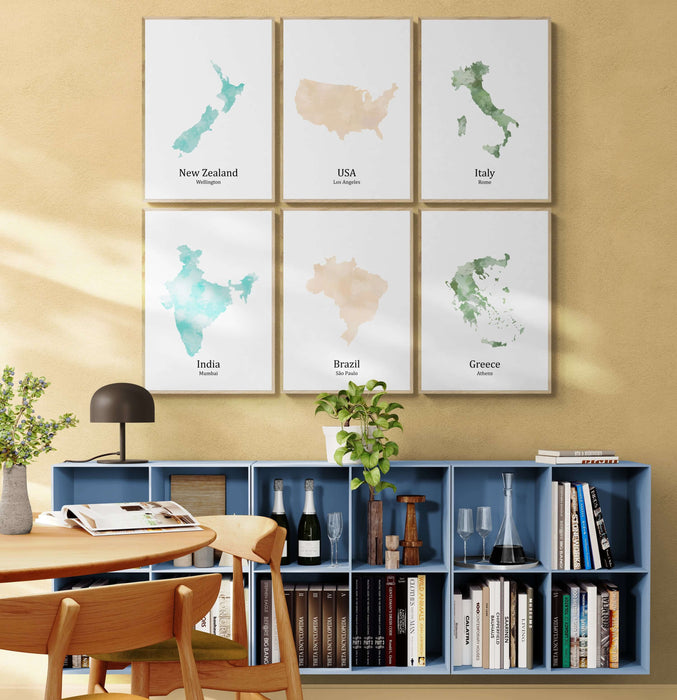 Personalised Six Location Prints 2.0