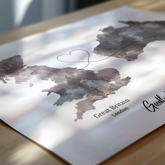 Personalised two location Print 2.0 - Custom Line