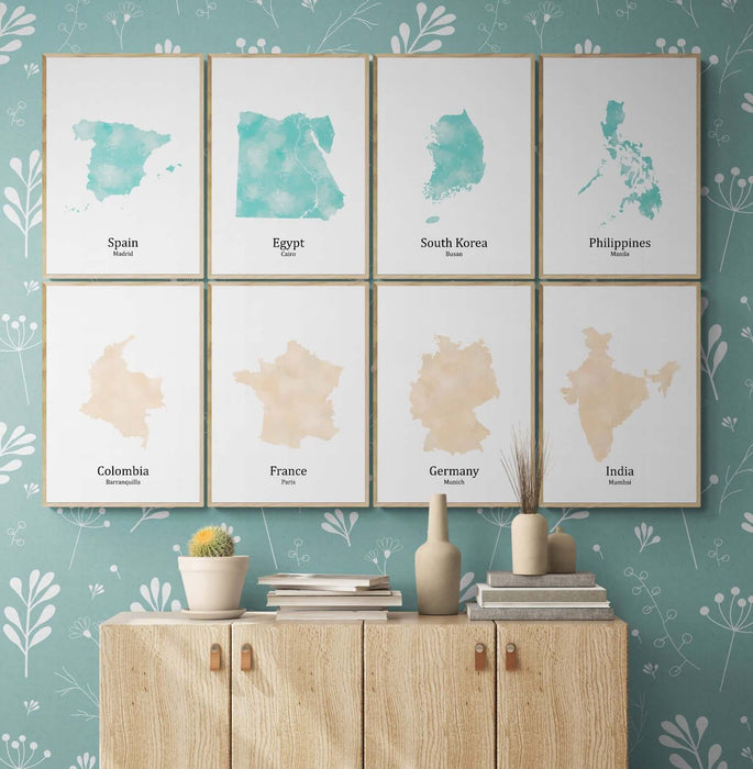 Personalised Eight Location Prints 2.0