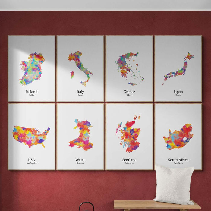 Personalised Eight Location Prints 2.0