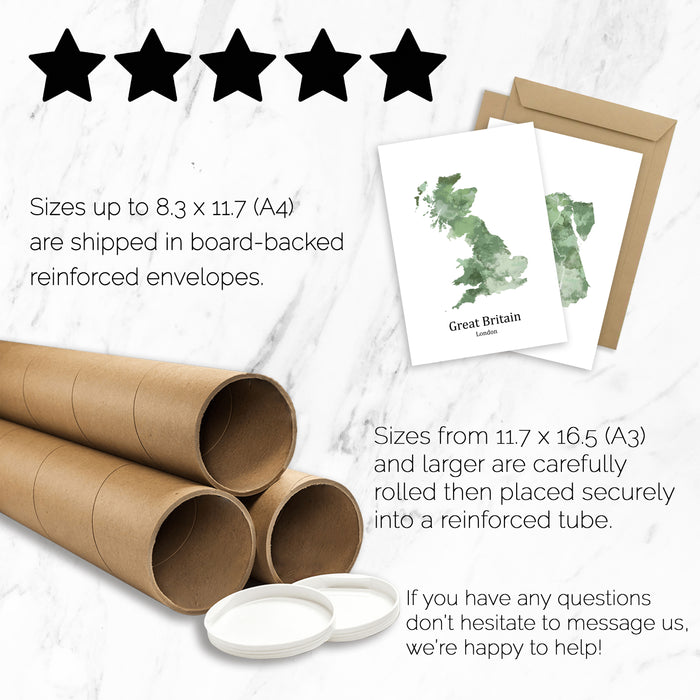 Personalised Eight Location Prints 2.0