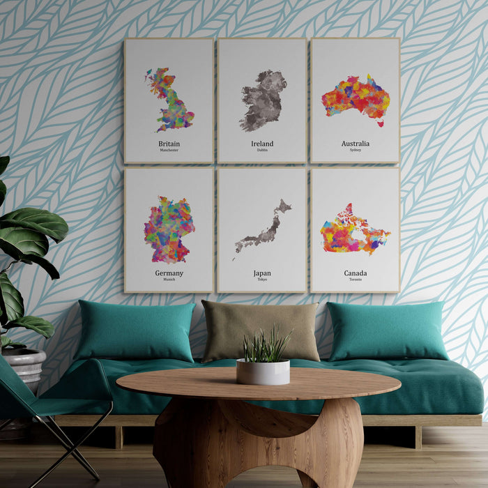 Personalised Six Location Prints 2.0