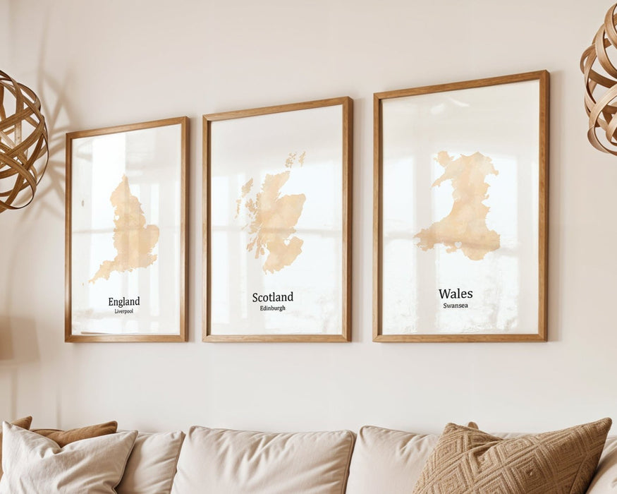 Personalised Three Location Prints 2.0