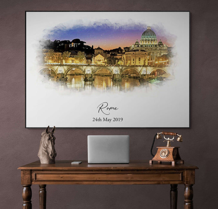 Personalised City Skyline Photos - Customisable City Art