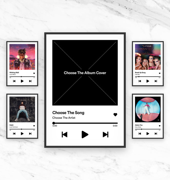 Music App Inspired Personalised Print