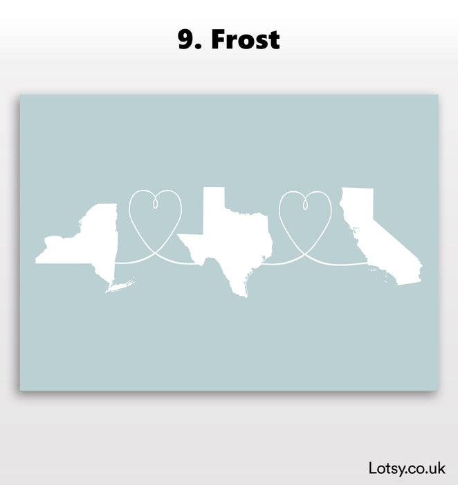 Personalised Three Location Print