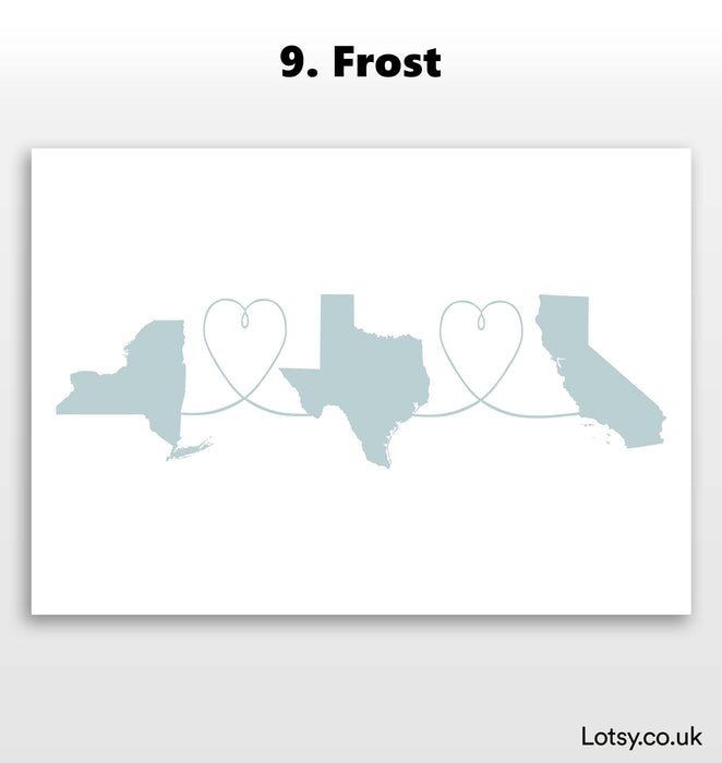 Personalised Three Location Print