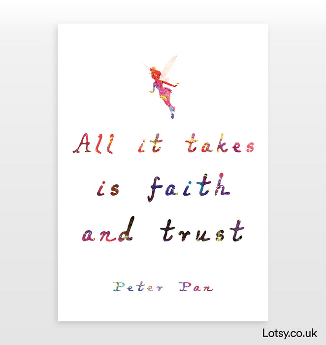 Tinker Fairy: todo lo que se necesita es fe y confianza.