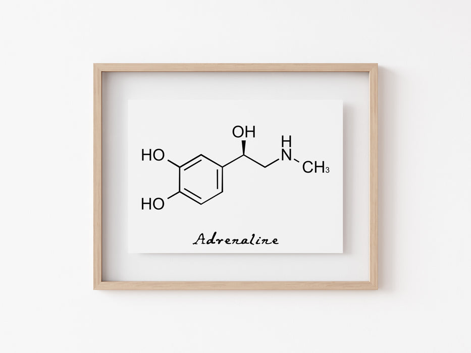 Adrenalina - Impresión de moléculas