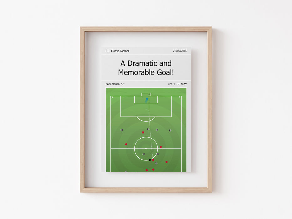 Xabi Alonso Goal Print