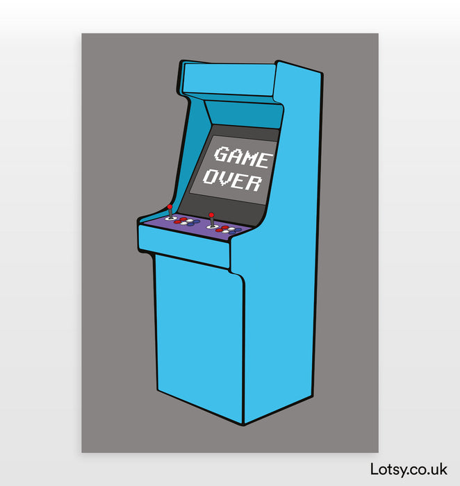 Classic Arcade Machine Print