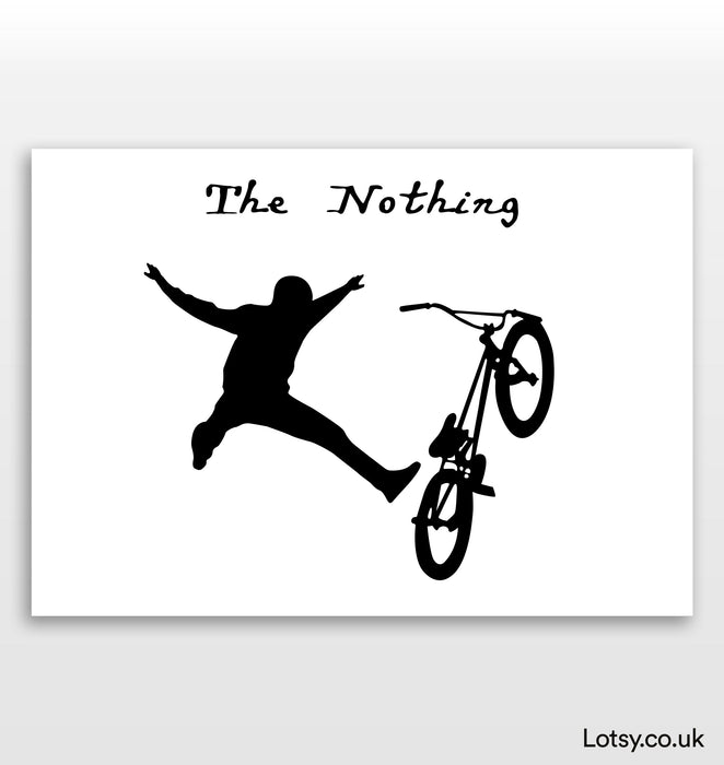 BMX Trick Print - The Nothing
