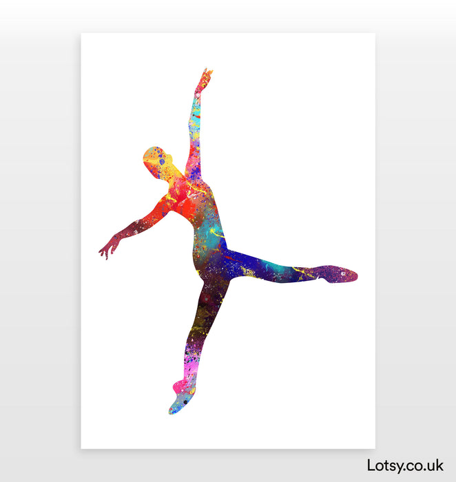 Ballet Print - Ballet jump 3