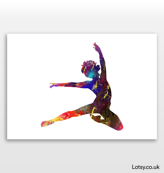 Ballet woman jump 1