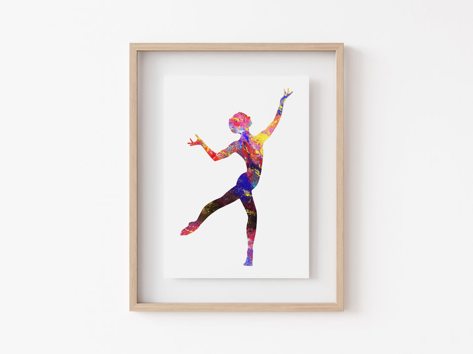 Ballet Print - Ballet woman spin 1