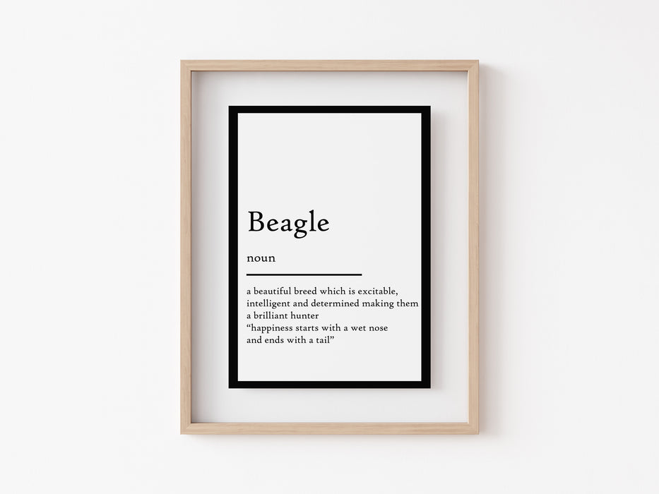 Beagle - Definition Print