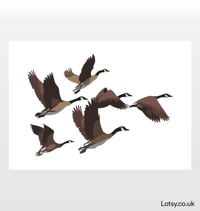 Bird flock Print